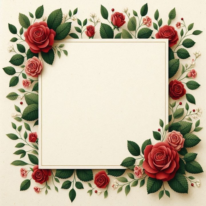 Free Adorable Floral Frames Arts for crafting