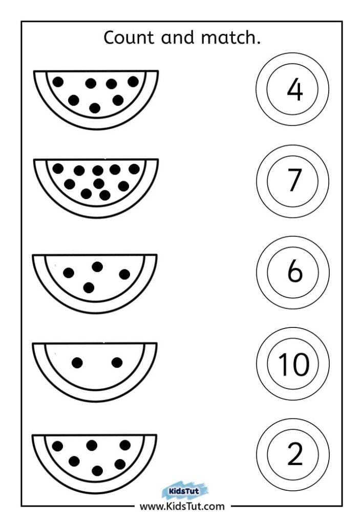 Count and Match Worksheets