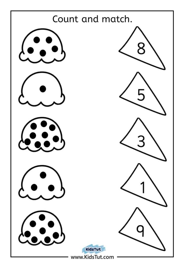 Count and Match Worksheets