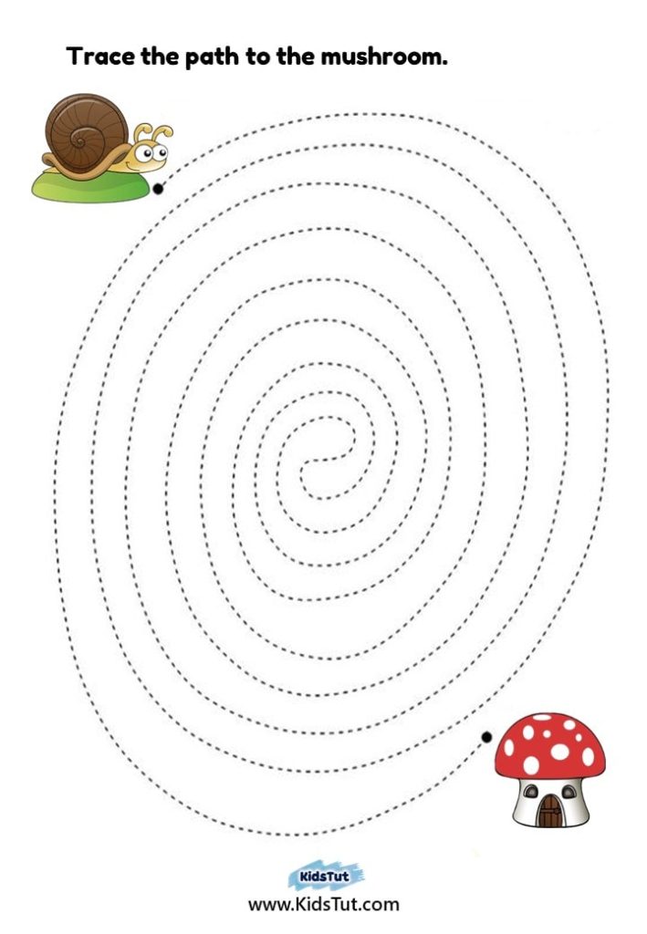 Trace the Path: Tracing Worksheets for Kids