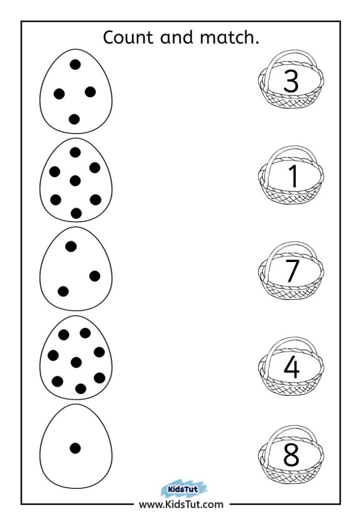 Count and Match Worksheets