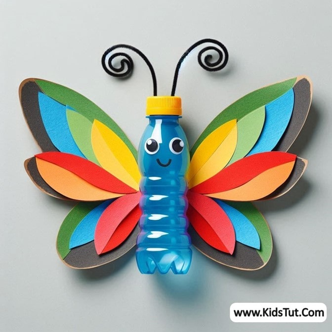 Beautiful Butterfly Crafts with Recycled Bottles