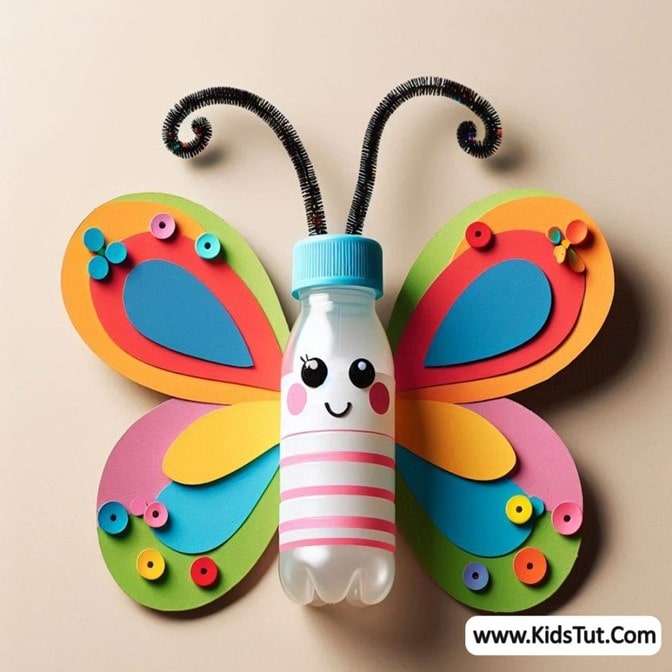 Beautiful Butterfly Crafts with Recycled Bottles