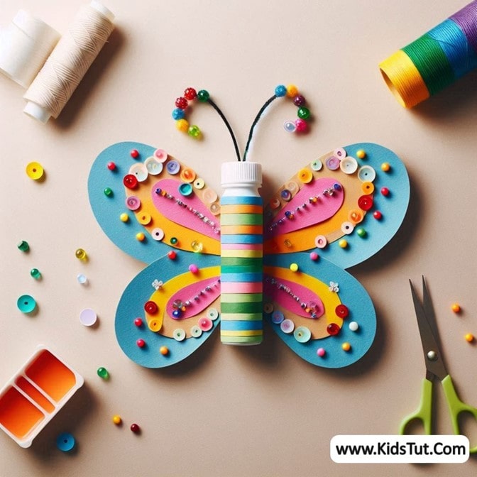 Beautiful Butterfly Crafts with Recycled Bottles