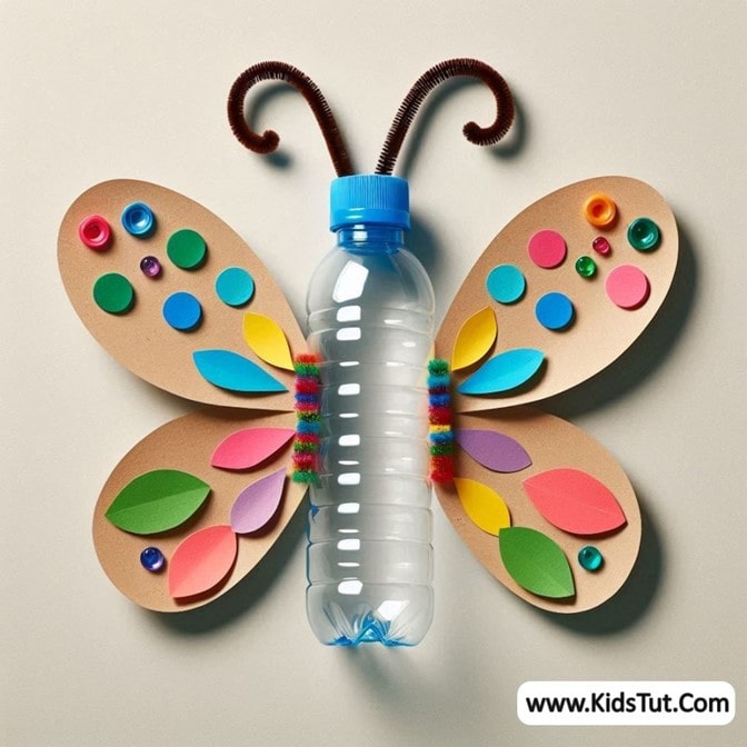 Beautiful Butterfly Crafts with Recycled Bottles