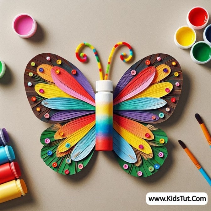 Beautiful Butterfly Crafts with Recycled Bottles