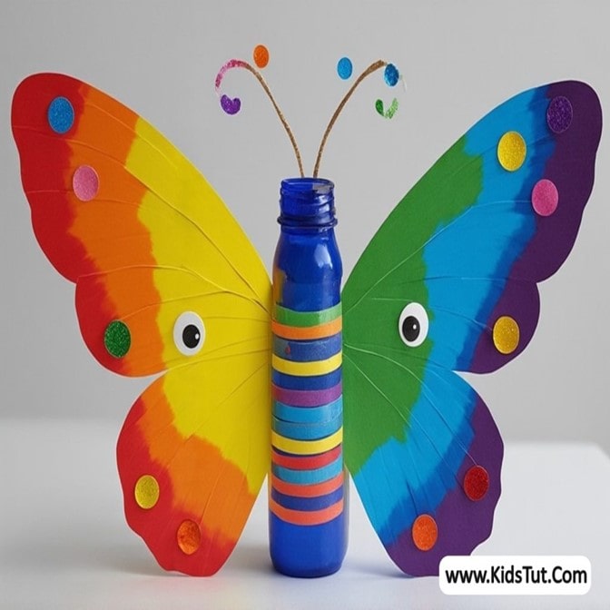 Beautiful Butterfly Crafts with Recycled Bottles