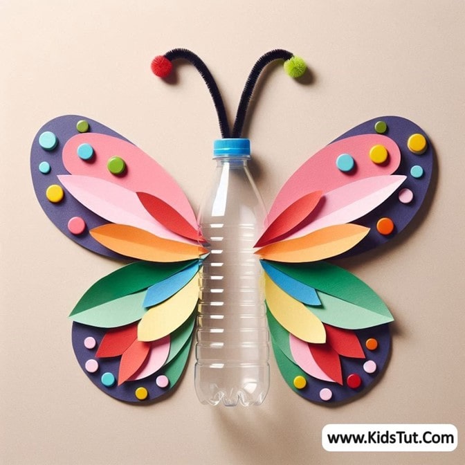 Beautiful Butterfly Crafts with Recycled Bottles