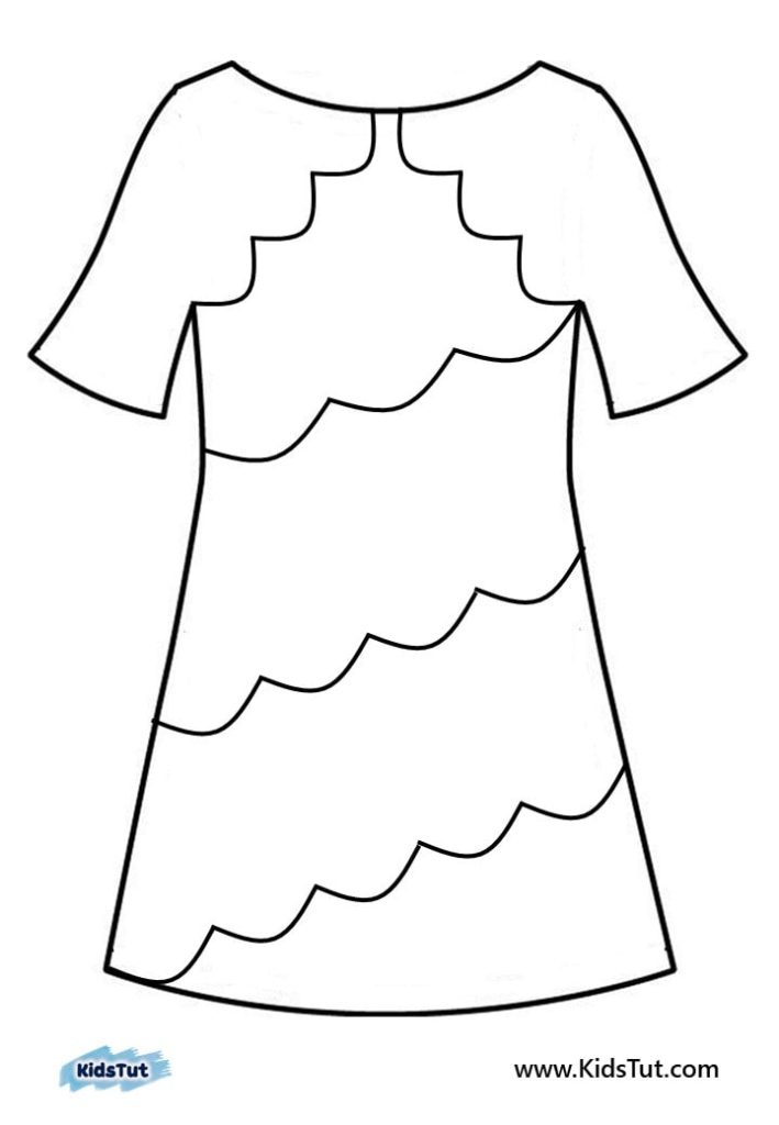 Easy and Fun Decorate the dress with fun shapes!