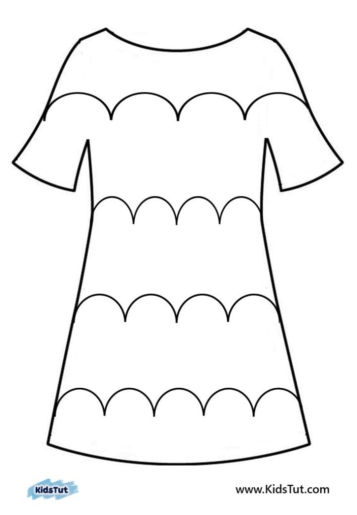 Easy and Fun Decorate the dress with fun shapes!