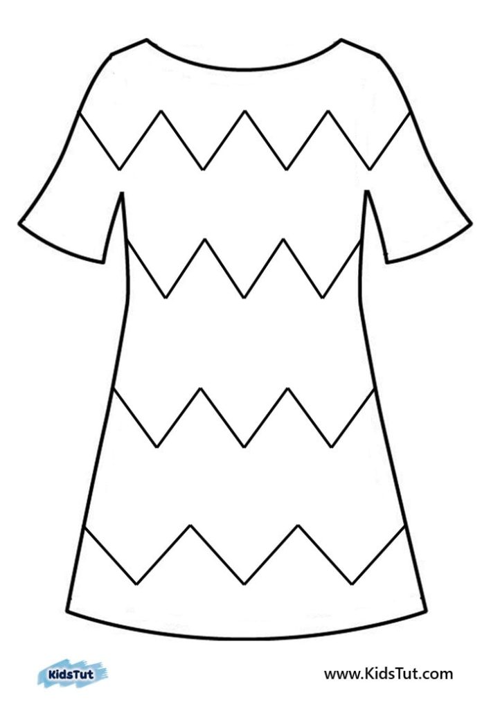 Easy and Fun Decorate the dress with fun shapes!