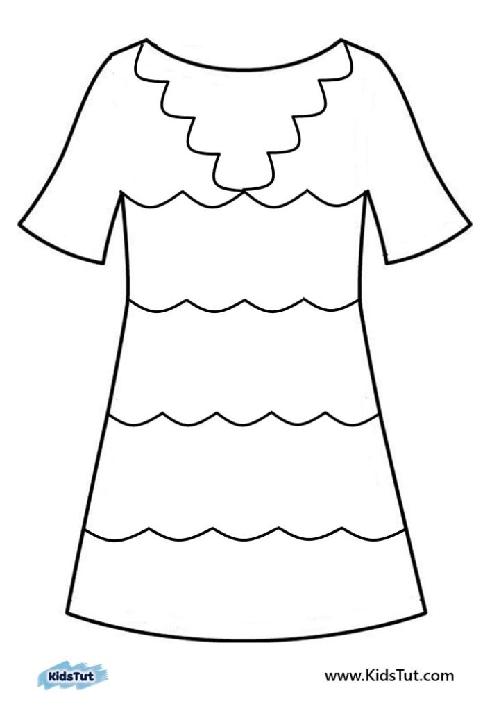 Easy and Fun Decorate the dress with fun shapes!