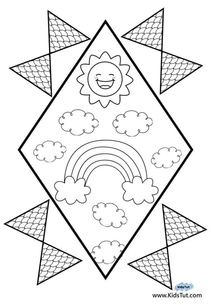 Fun and Easy Kite Crafts templates for kids