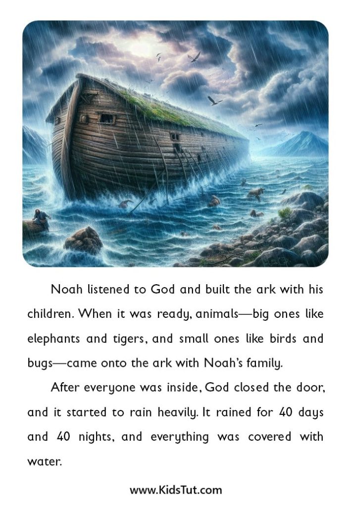 Stories of the bibles for kids: Noah’s Ark