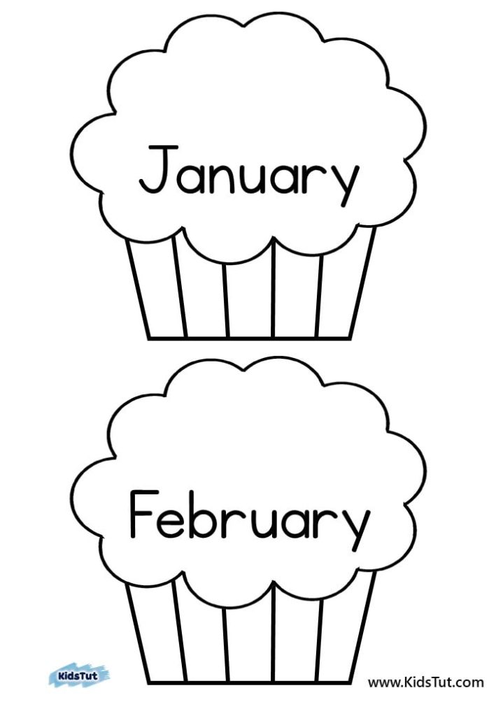 Easy Classroom Birthday Chart: Cupcake Theme