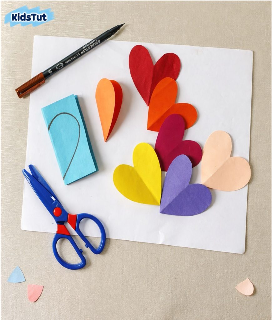 Make a Cute Paper Heart Tree: Love & Crafts