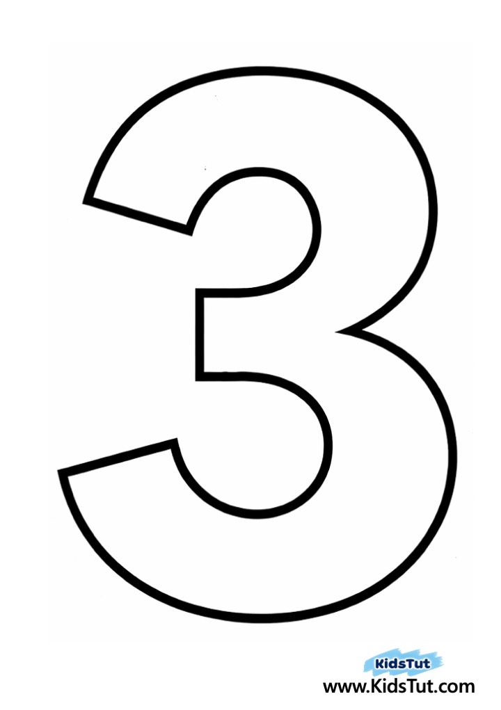 Free Easy Tear and Paste Number Learning for Kids