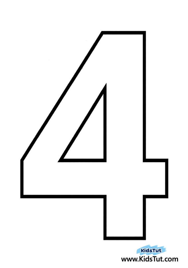 Free Easy Tear and Paste Number Learning for Kids