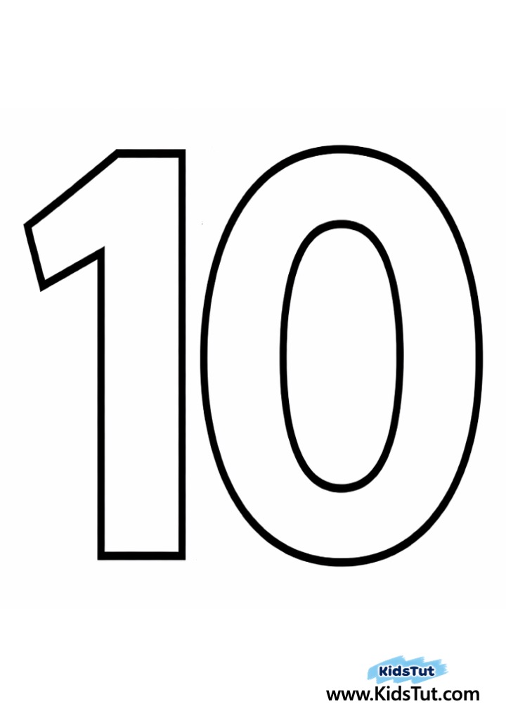 Free Easy Tear and Paste Number Learning for Kids