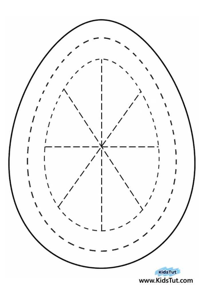 Colorful and Fun Easter Egg Sticker Craft for kids