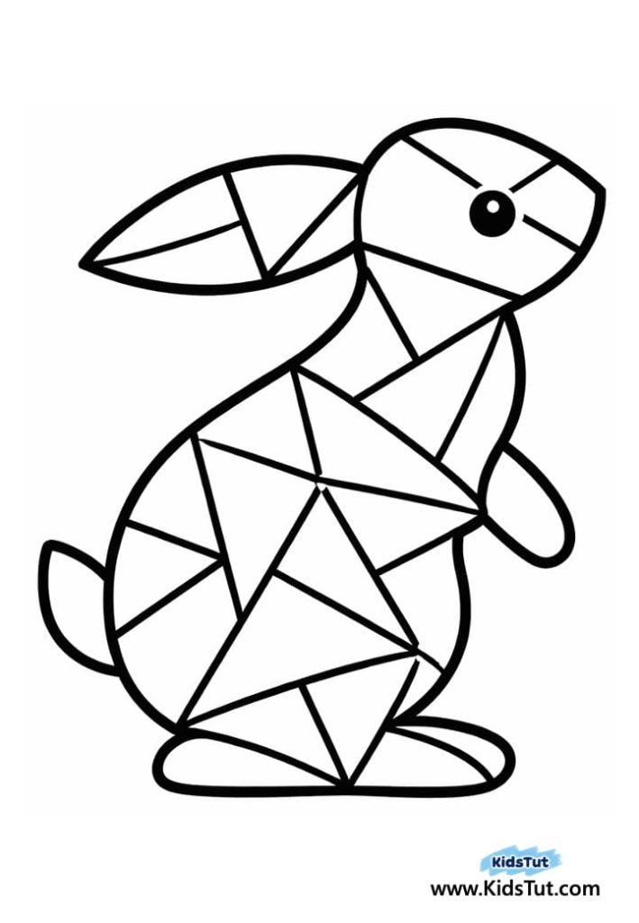 Fun and Easy Easter Bunny Coloring Craft for Kids