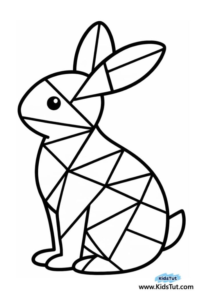 Fun and Easy Easter Bunny Coloring Craft for Kids
