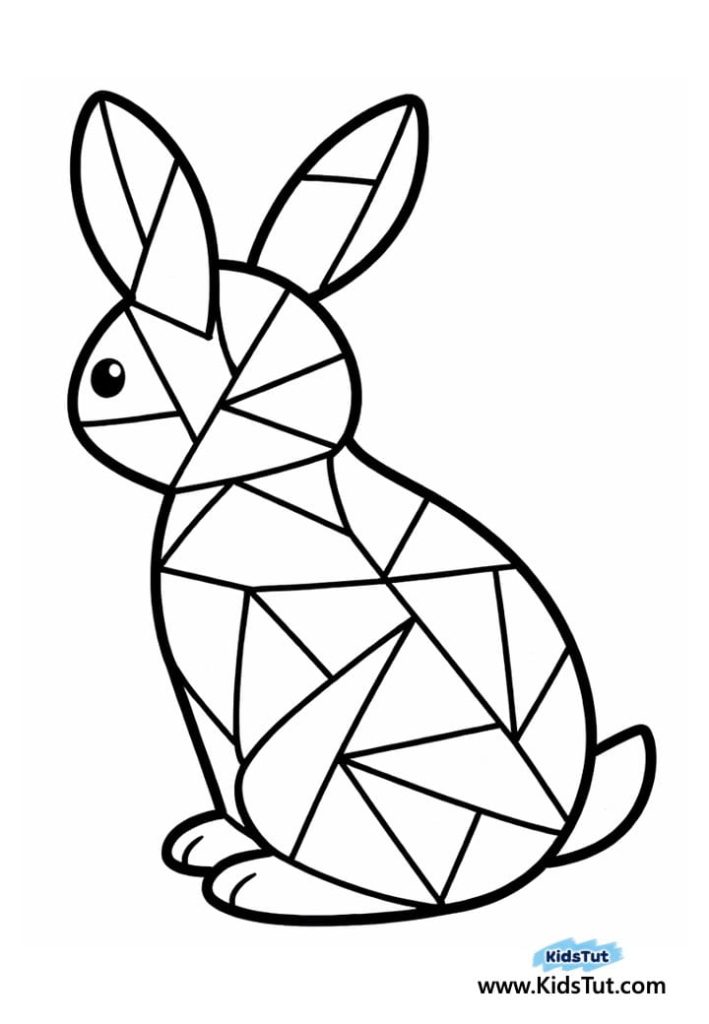 Fun and Easy Easter Bunny Coloring Craft for Kids