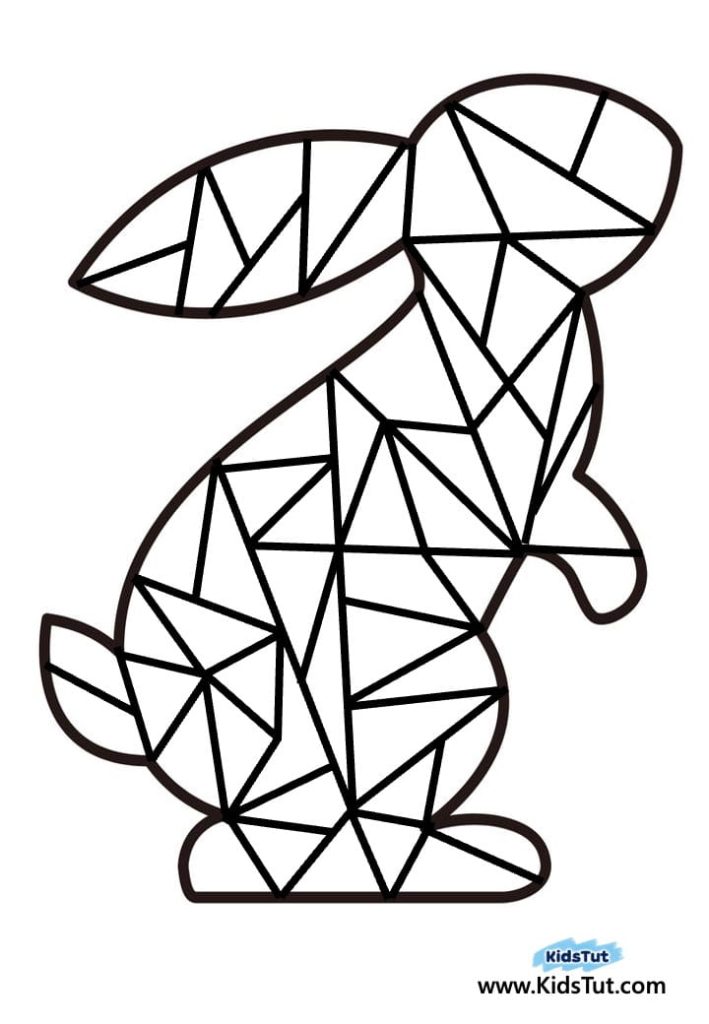 Fun and Easy Easter Bunny Coloring Craft for Kids