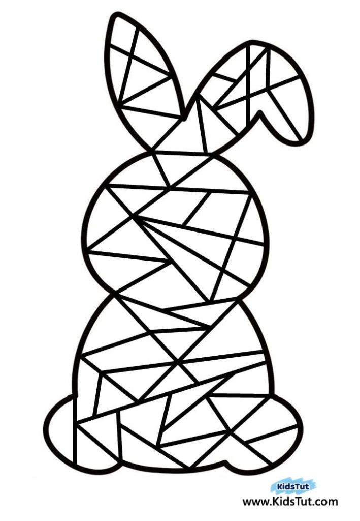 Fun and Easy Easter Bunny Coloring Craft for Kids