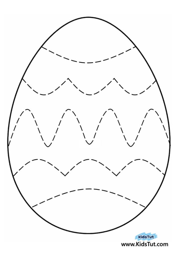 Colorful and Fun Easter Egg Sticker Craft for kids