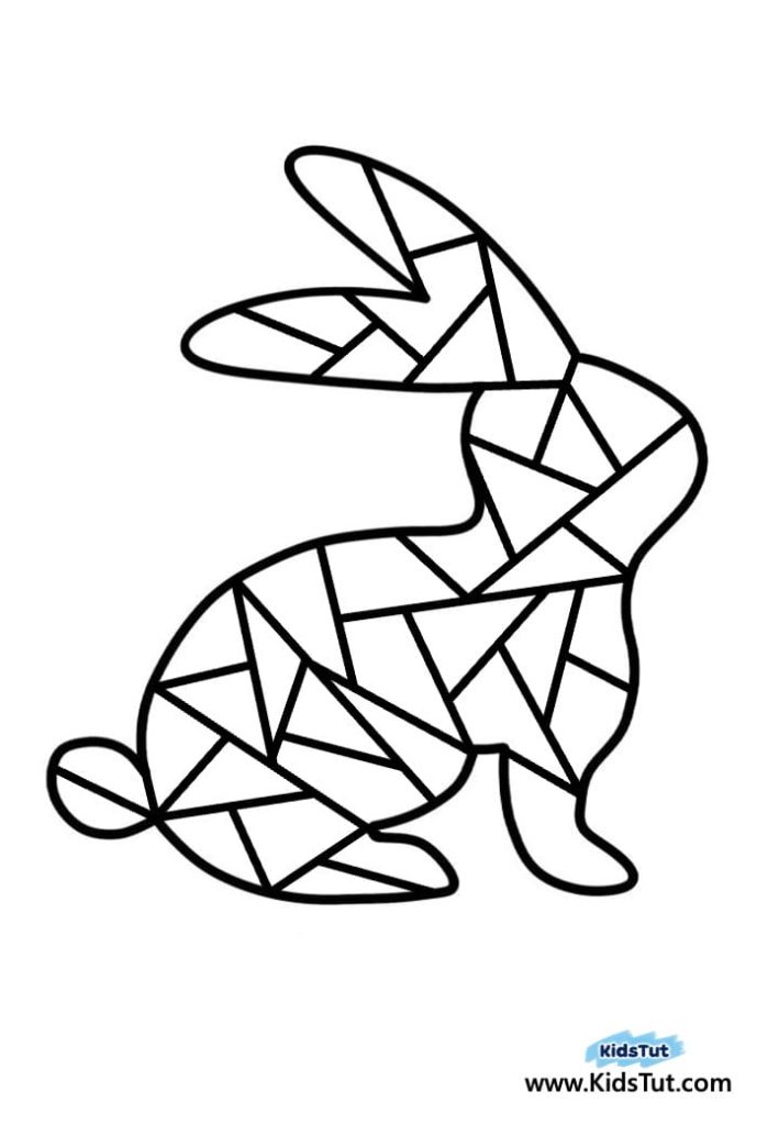 Fun and Easy Easter Bunny Coloring Craft for Kids