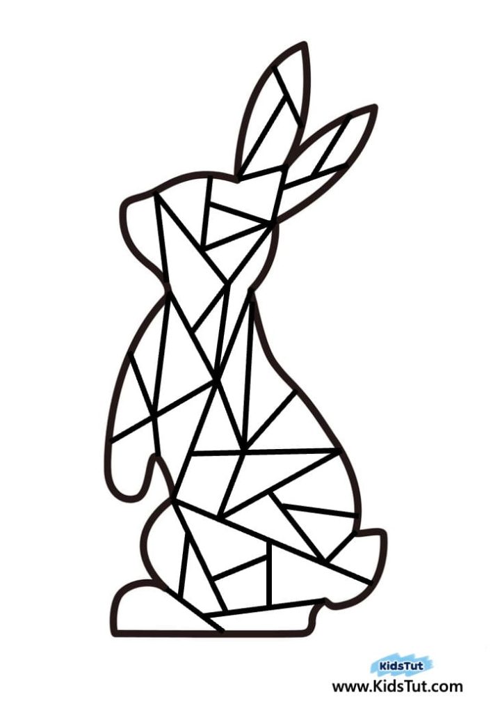 Fun and Easy Easter Bunny Coloring Craft for Kids