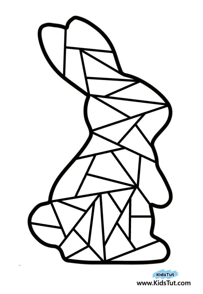Fun and Easy Easter Bunny Coloring Craft for Kids
