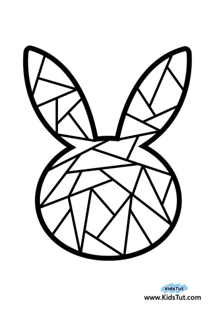 Fun and Easy Easter Bunny Coloring Craft for Kids