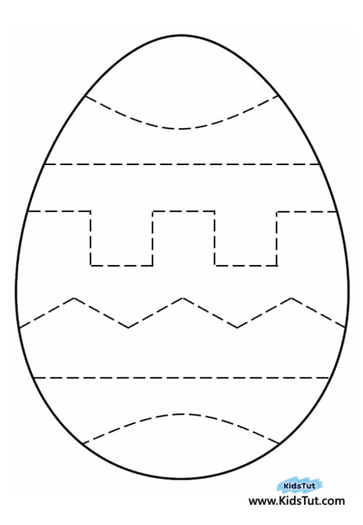 Colorful and Fun Easter Egg Sticker Craft for kids