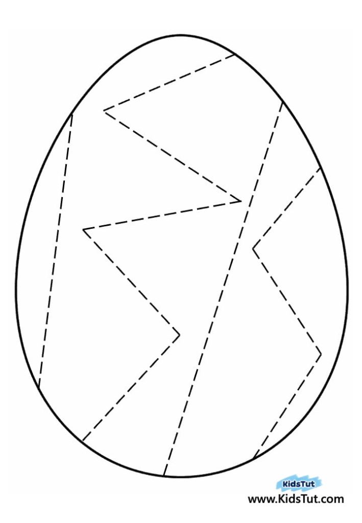 Colorful and Fun Easter Egg Sticker Craft for kids