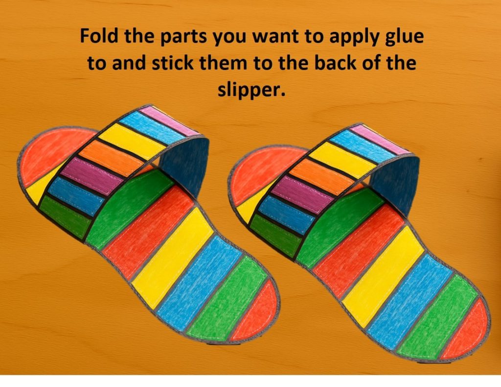 Easy Summer Crafts for kids: Summer sandles Craft