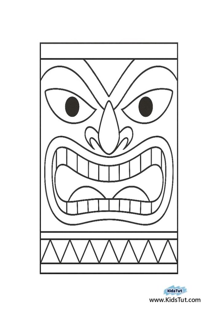 Easy Paper Roll Crafts for Kids: Tiki Totem Art