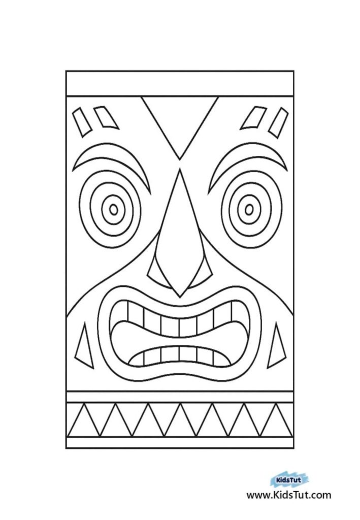 Easy Paper Roll Crafts for Kids: Tiki Totem Art