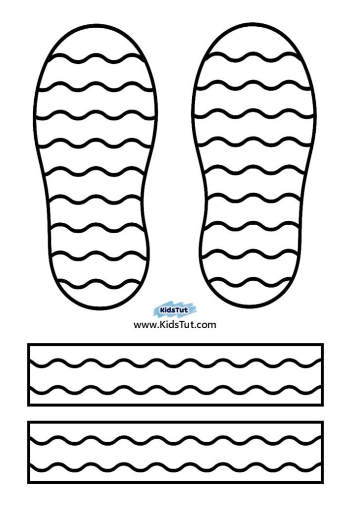 Easy Summer Crafts for kids: Summer sandles Craft