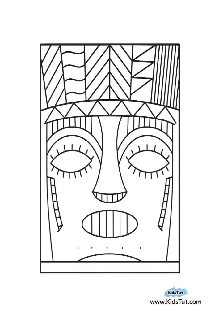 Easy Paper Roll Crafts for Kids: Tiki Totem Art