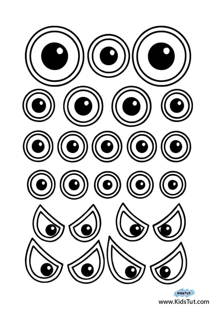 Monster Activity Sheets for Kids: Easy Cut & Paste
