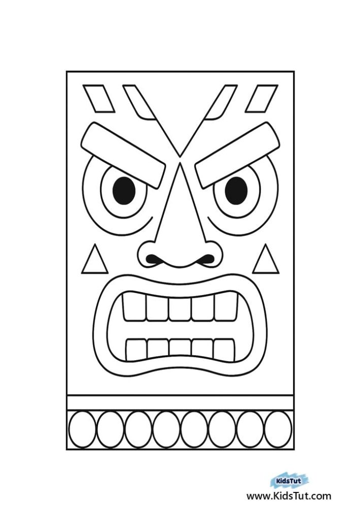 Easy Paper Roll Crafts for Kids: Tiki Totem Art