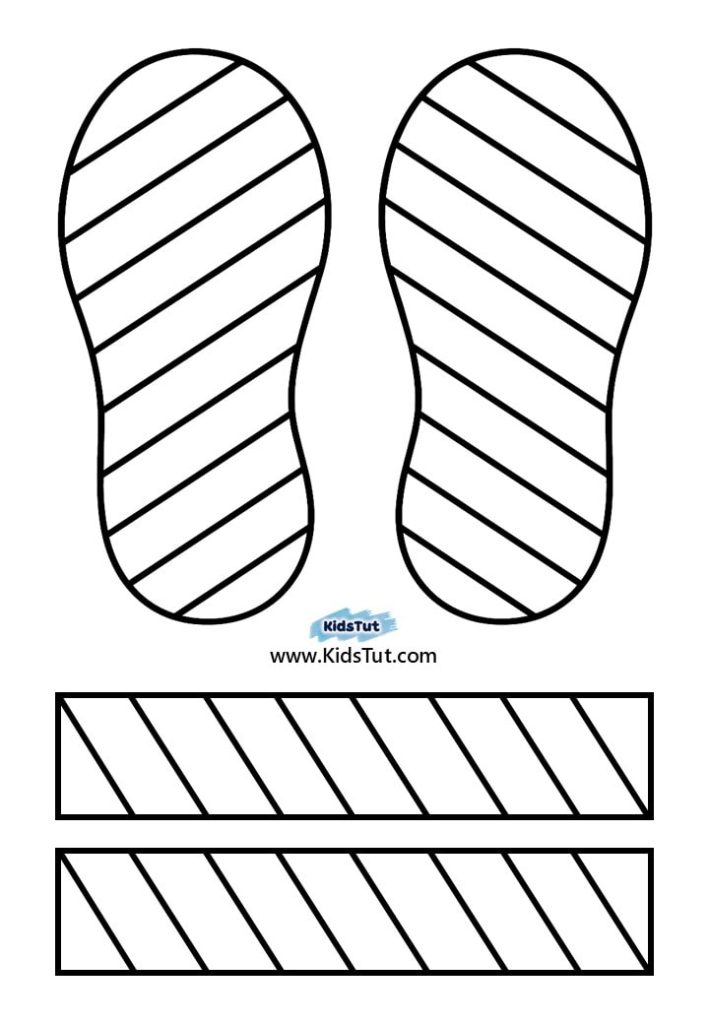 Easy Summer Crafts for kids: Summer sandles Craft