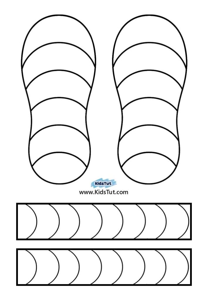 Easy Summer Crafts for kids: Summer sandles Craft