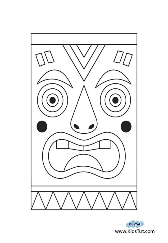 Easy Paper Roll Crafts for Kids: Tiki Totem Art