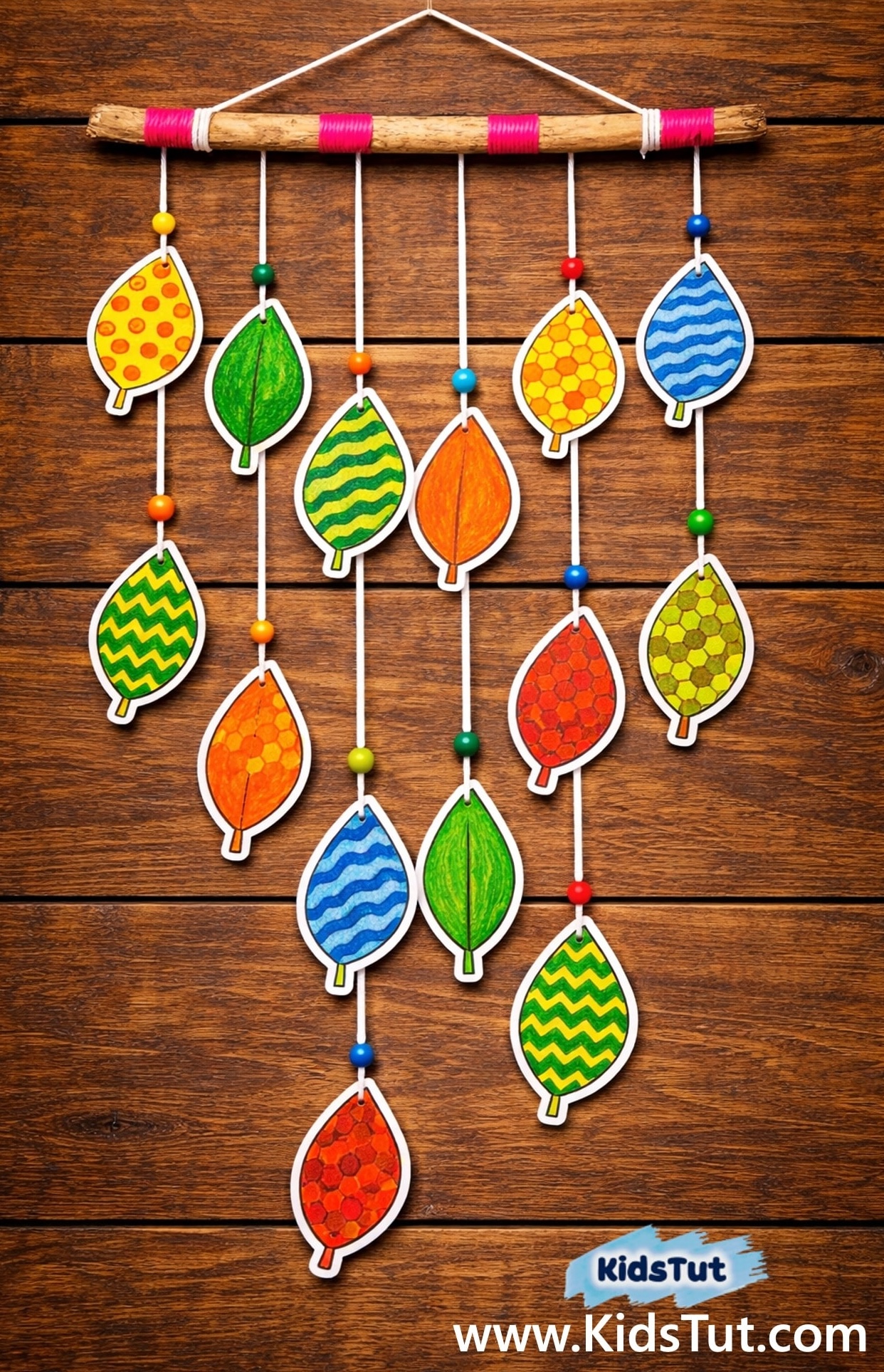 Easy Leaf Craft for Kids: Fun DIY Wall Hanging