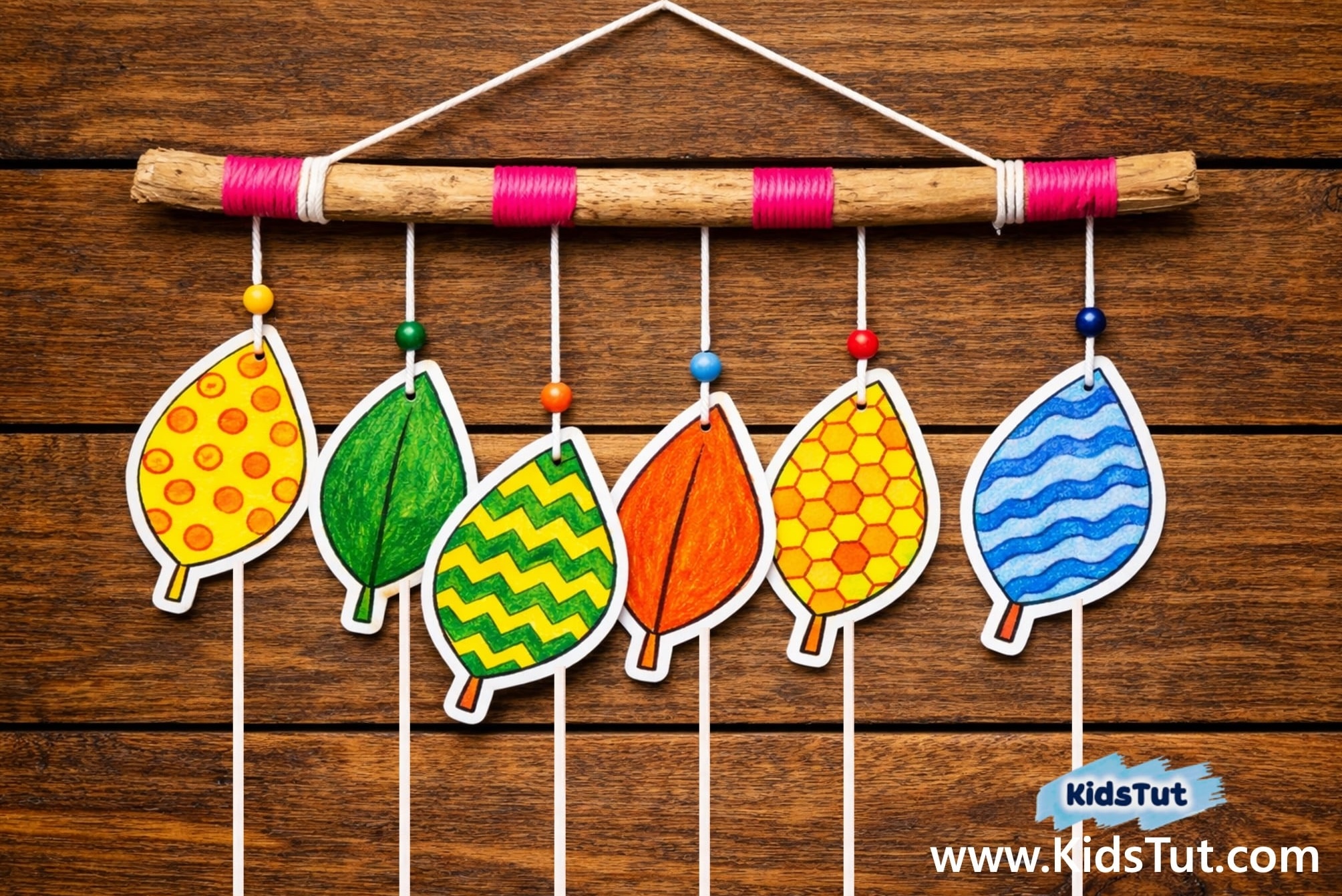 Easy Leaf Craft for Kids: Fun DIY Wall Hanging