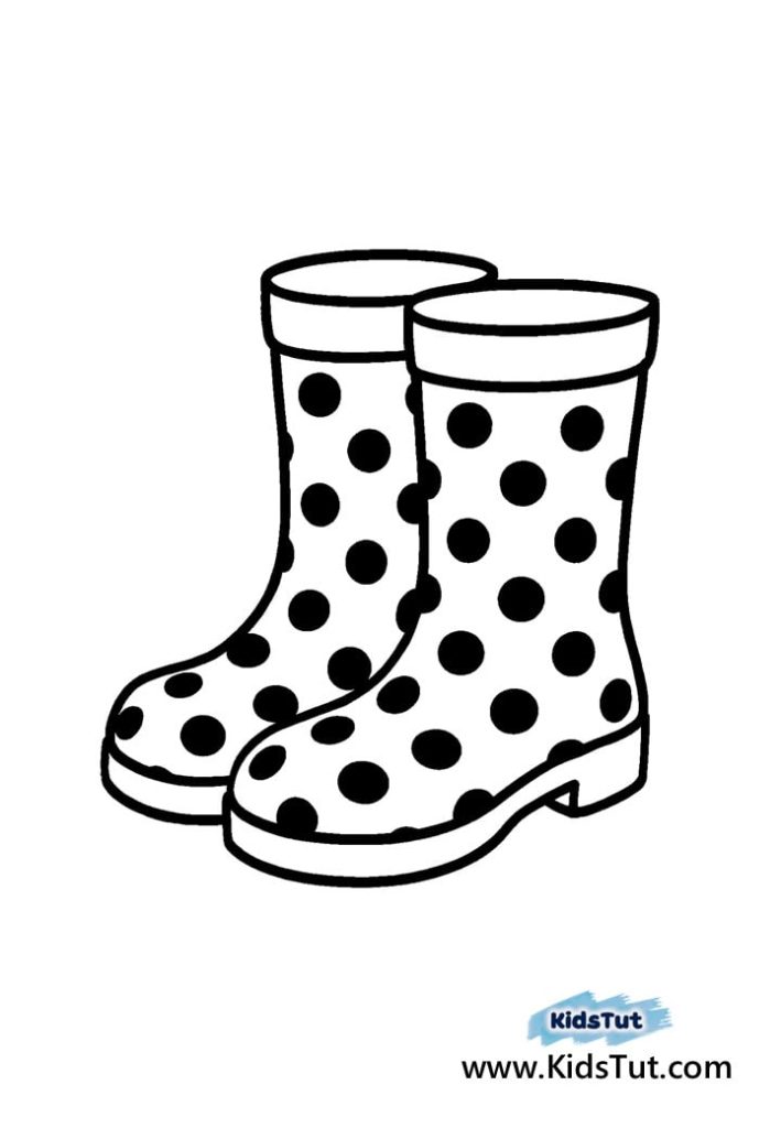 Easy Crafts for Kids: Boots in the Puddle Craft