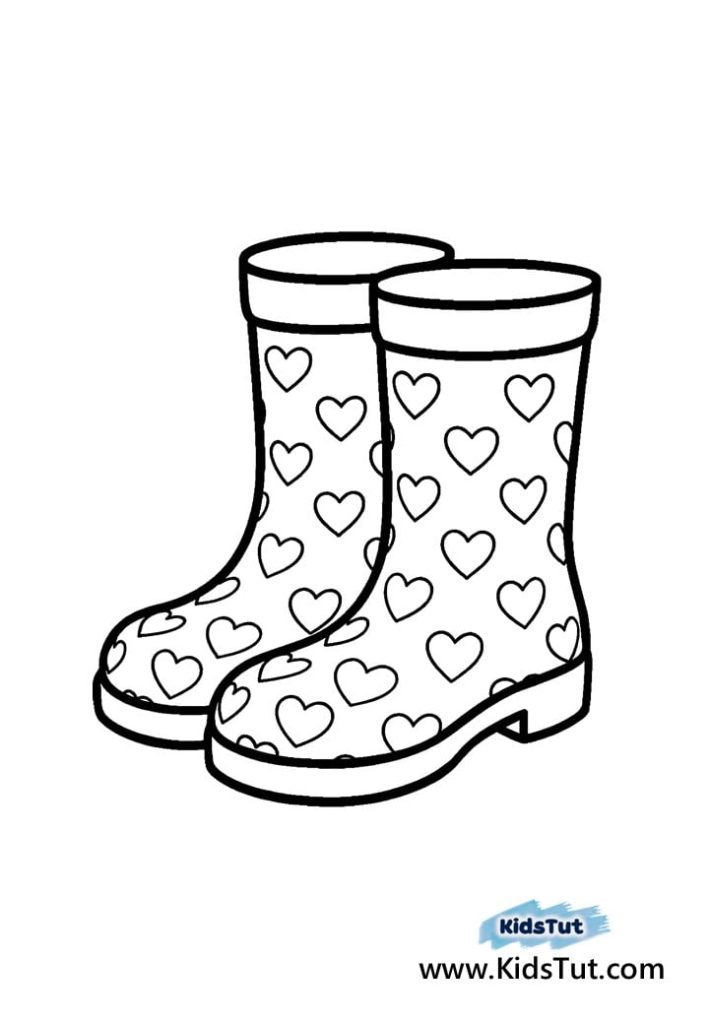 Easy Crafts for Kids: Boots in the Puddle Craft